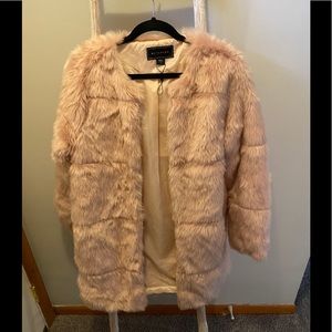 Faux fur jacket